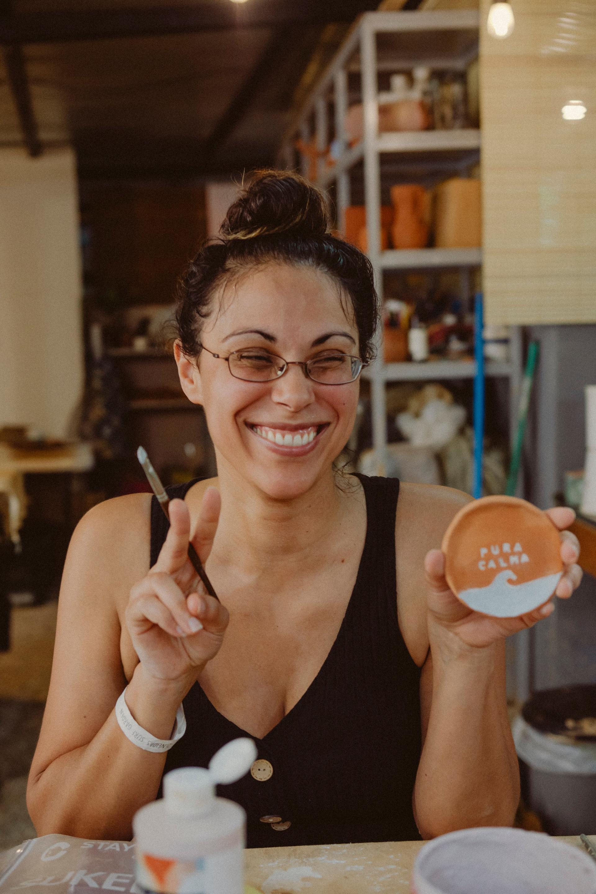 Pieces ready for kiln